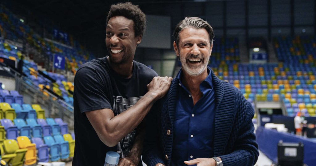Gaël Monfils and Patrick Mouratoglou © Tennis Majors / UTS